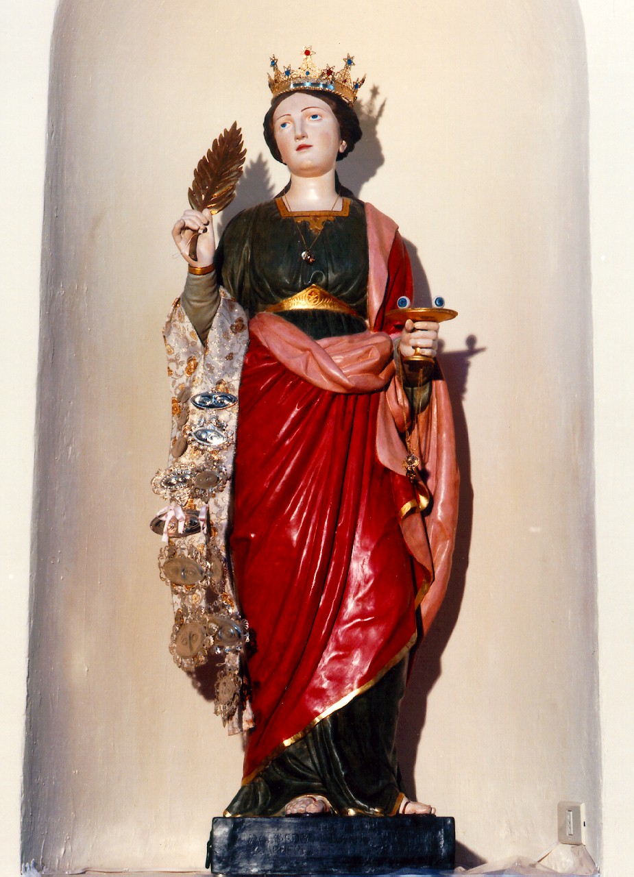 Santa Lucia (statua) - ambito siciliano (primo quarto sec. XX)