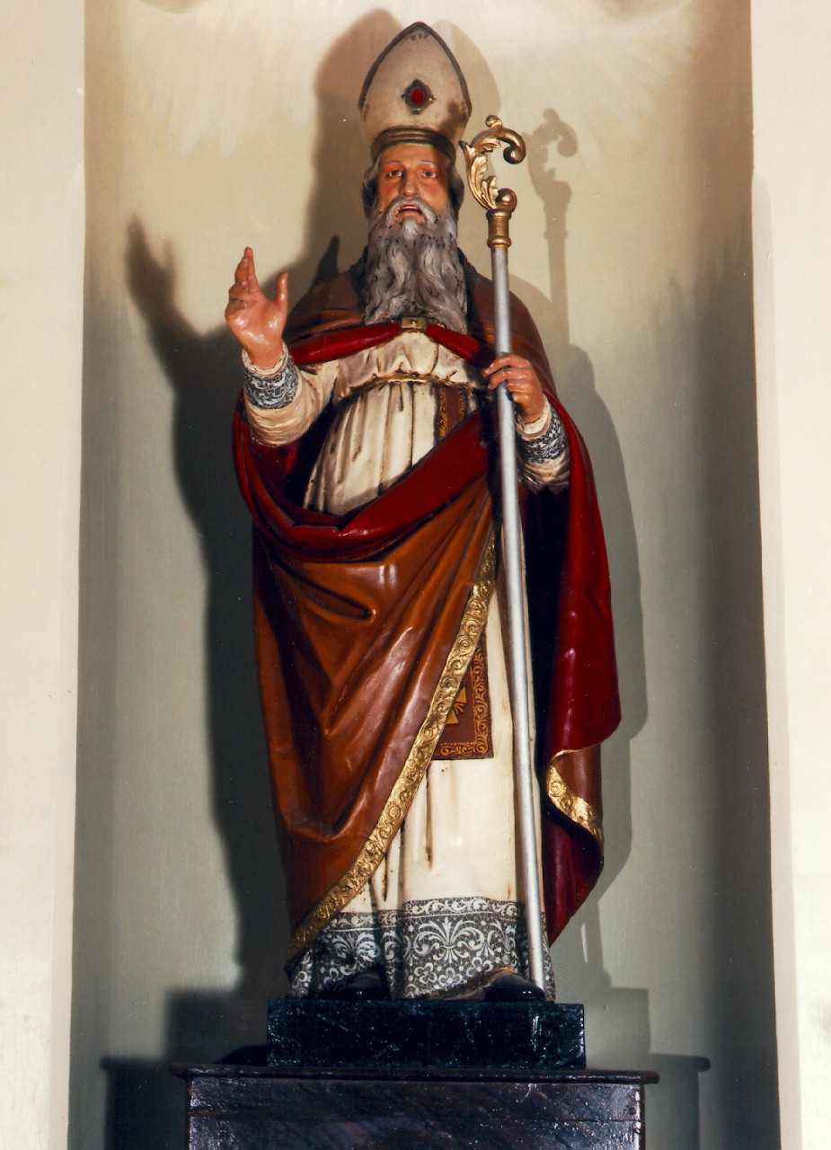 San Biagio (statua) - ambito siciliano (Seconda metà sec. XIX)