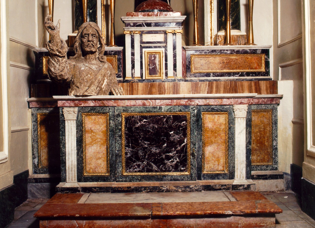 altare - a blocco - ambito siciliano (Seconda metà sec. XIX)