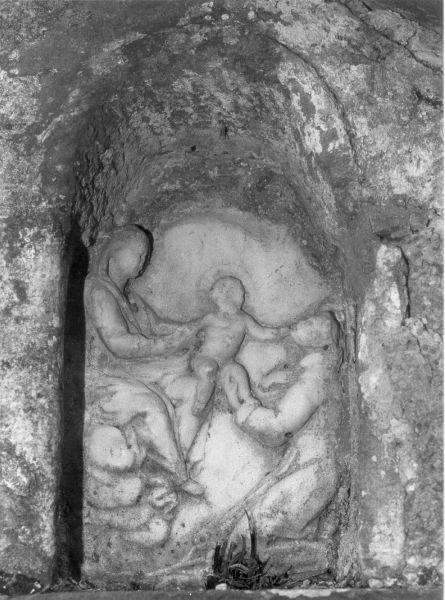Madonna con Bambino e Sant'Antonio (rilievo) - bottega apuana (sec. XVIII)