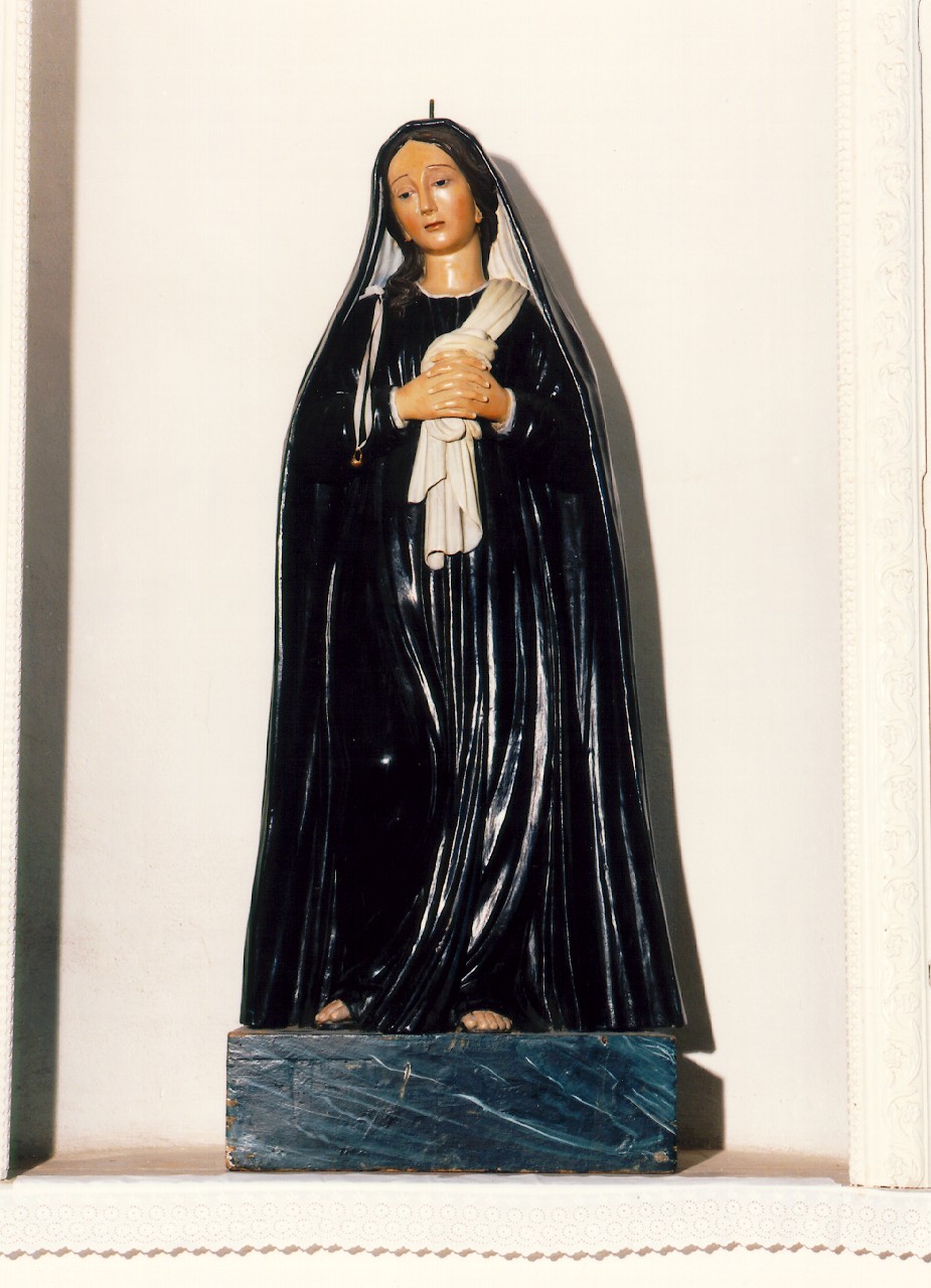Madonna Addolorata (statua) - ambito siciliano (Fine/inizio secc. XIX/ XX)