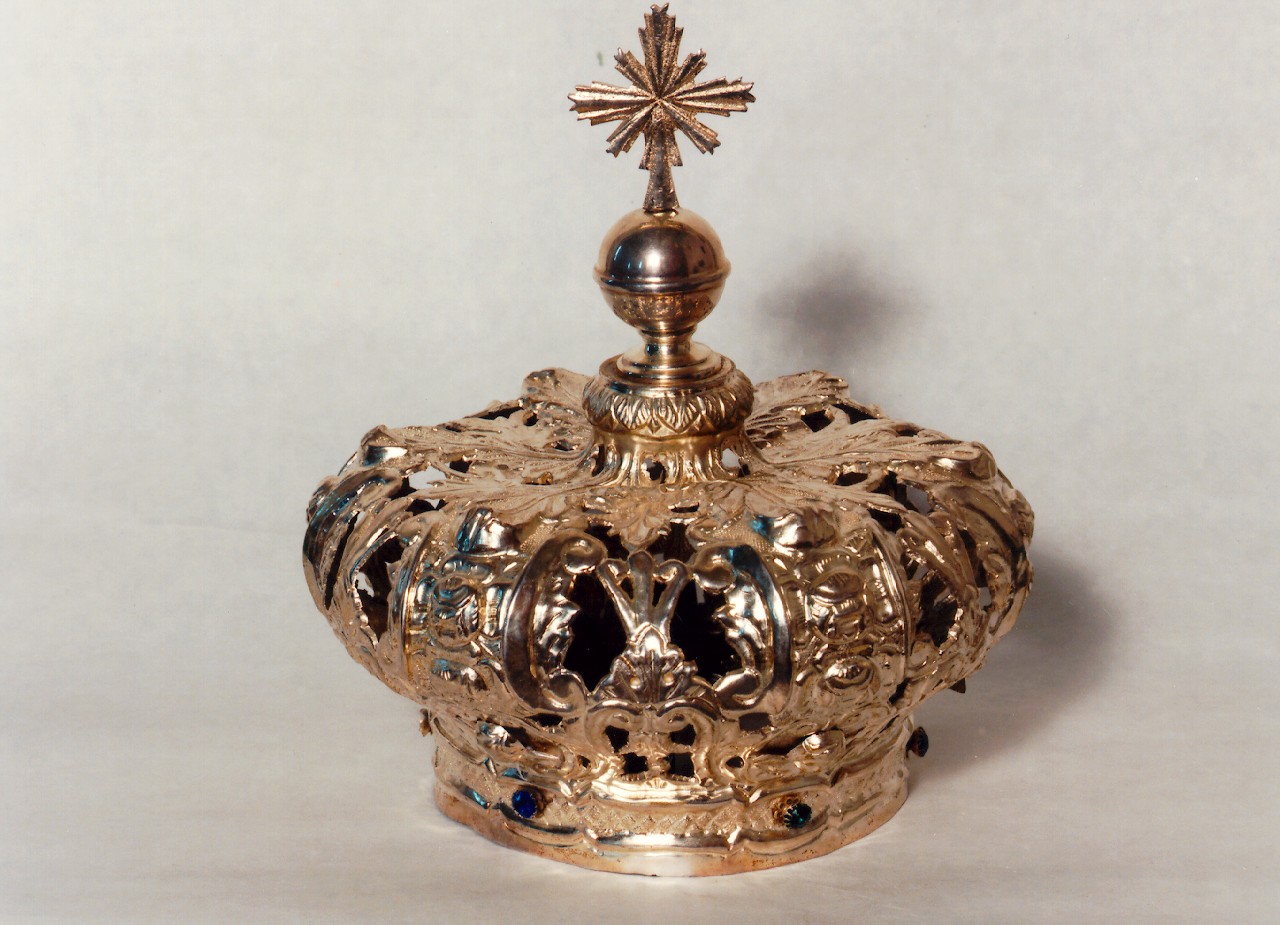 corona da statua - bottega siciliana (Fine/inizio secc. XIX/ XX)