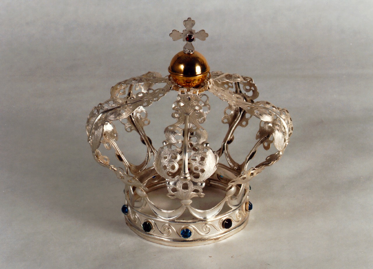 corona da statua - bottega siciliana (primo quarto sec. XX)