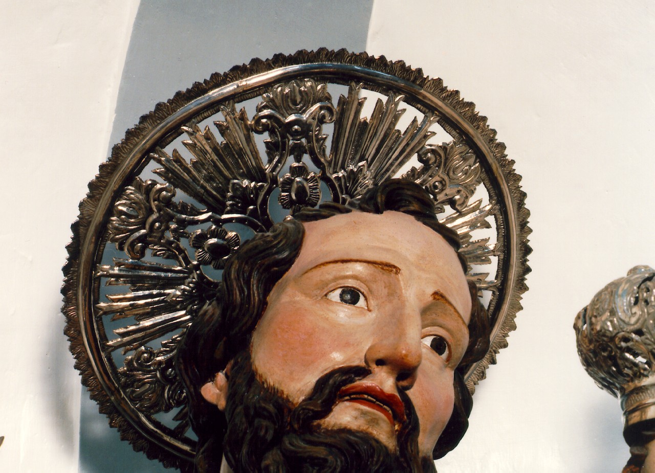 AUREOLA DA STATUA - bottega siciliana (primo quarto sec. XX)