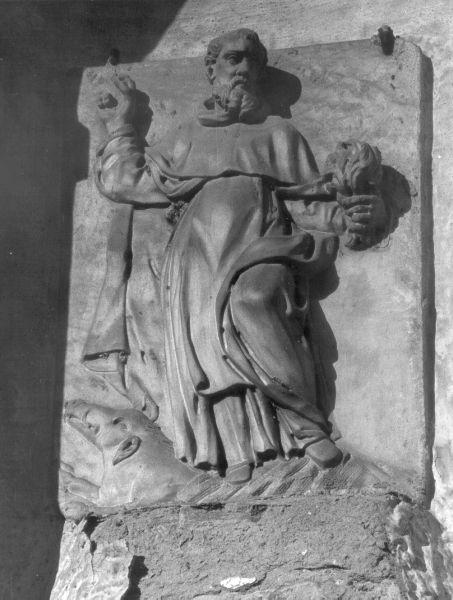 SANT'ANTONIO ABATE (rilievo) - bottega apuana (sec. XVII)