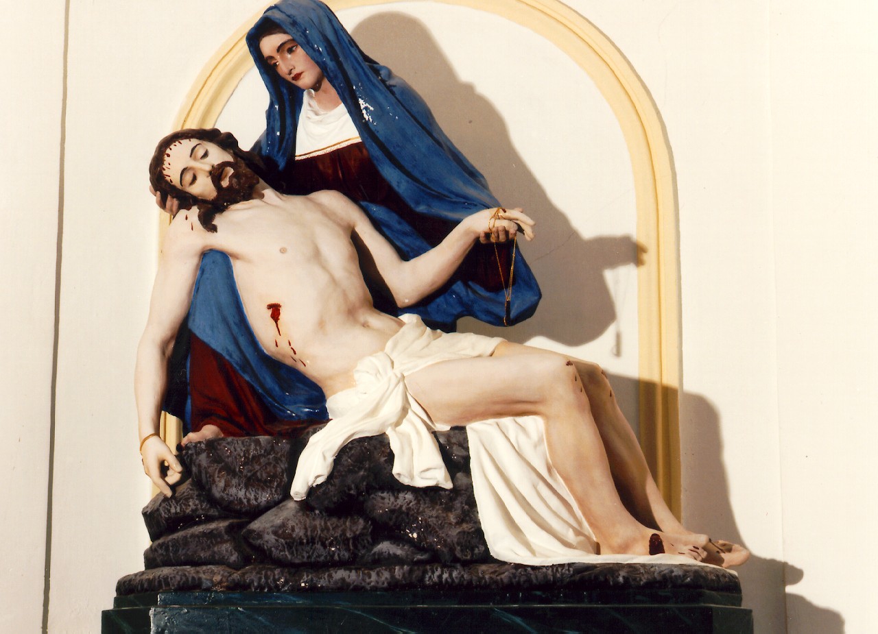 Pieta' (gruppo scultoreo) - ambito siciliano (Fine/inizio secc. XIX/ XX)