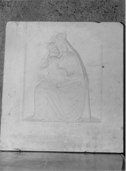 Madonna con Bambino (rilievo) - bottega italiana (sec. XX)