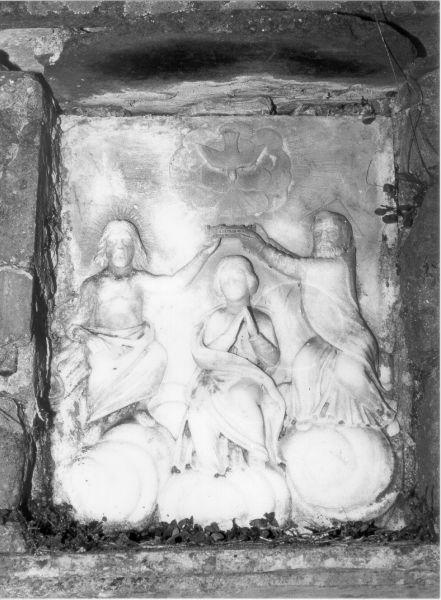 INCORONAZIONE DI MARIA VERGINE (rilievo) - bottega italiana (seconda metà sec. XVII)