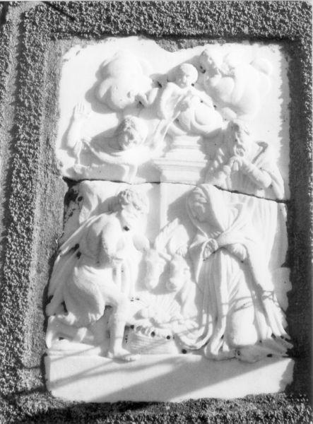 ADORAZIONE DEI PASTORI (rilievo) - bottega italiana (seconda metà sec. XVII)