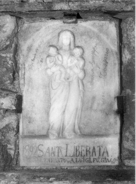 SANTA LIBERATA (rilievo) - bottega italiana (sec. XIX)
