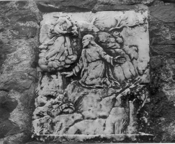 orazione di Cristo nell'orto di Getsemani (rilievo) - bottega italiana (seconda metà sec. XVII)