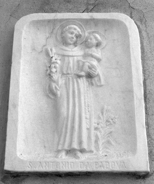 SANT'ANTONIO DA PADOVA (rilievo) - bottega italiana (sec. XX)