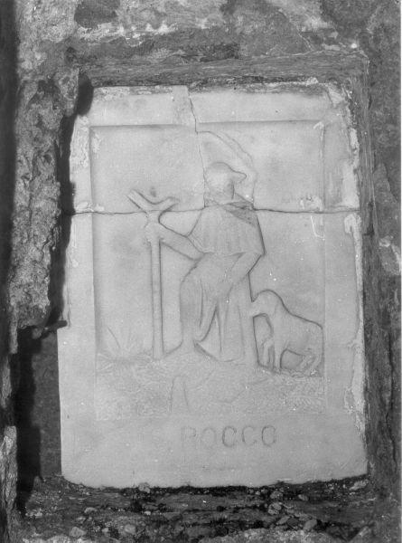 SAN ROCCO (rilievo) - bottega italiana (sec. XIX)