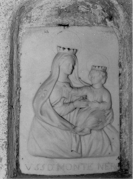 MADONNA DI MONTENERO (rilievo) - bottega italiana (sec. XIX)