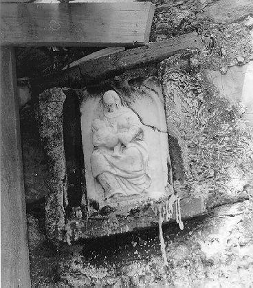 MADONNA CON BAMBINO (rilievo) - bottega italiana (sec. XVII)