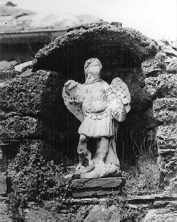 SAN MICHELE ARCANGELO (statuetta) - bottega italiana (sec. XIX)