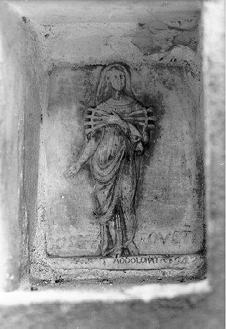 MADONNA ADDOLORATA (rilievo) - bottega italiana (sec. XIX)