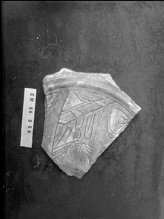 piatto, frammento - bottega italiana (secc. XV/ XVI)