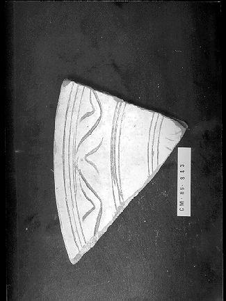 catino, frammento - bottega italiana (secc. XV/ XVI)
