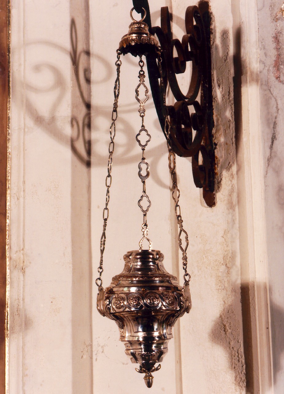 lampada pensile - bottega siciliana (Seconda metà sec. XIX)