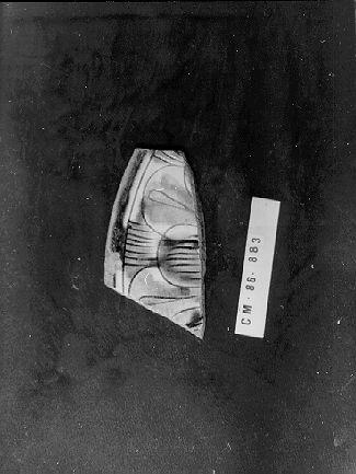 piatto, frammento - bottega italiana (secc. XV/ XVI)