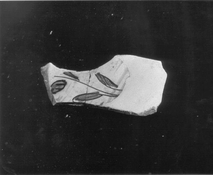 piatto, frammento - bottega italiana (sec. XV)