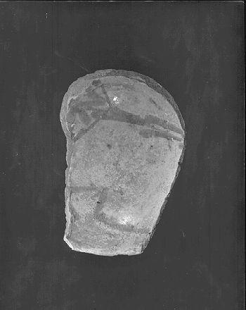 ciotola, frammento - bottega italiana (fine/inizio secc. XIII/ XIV)