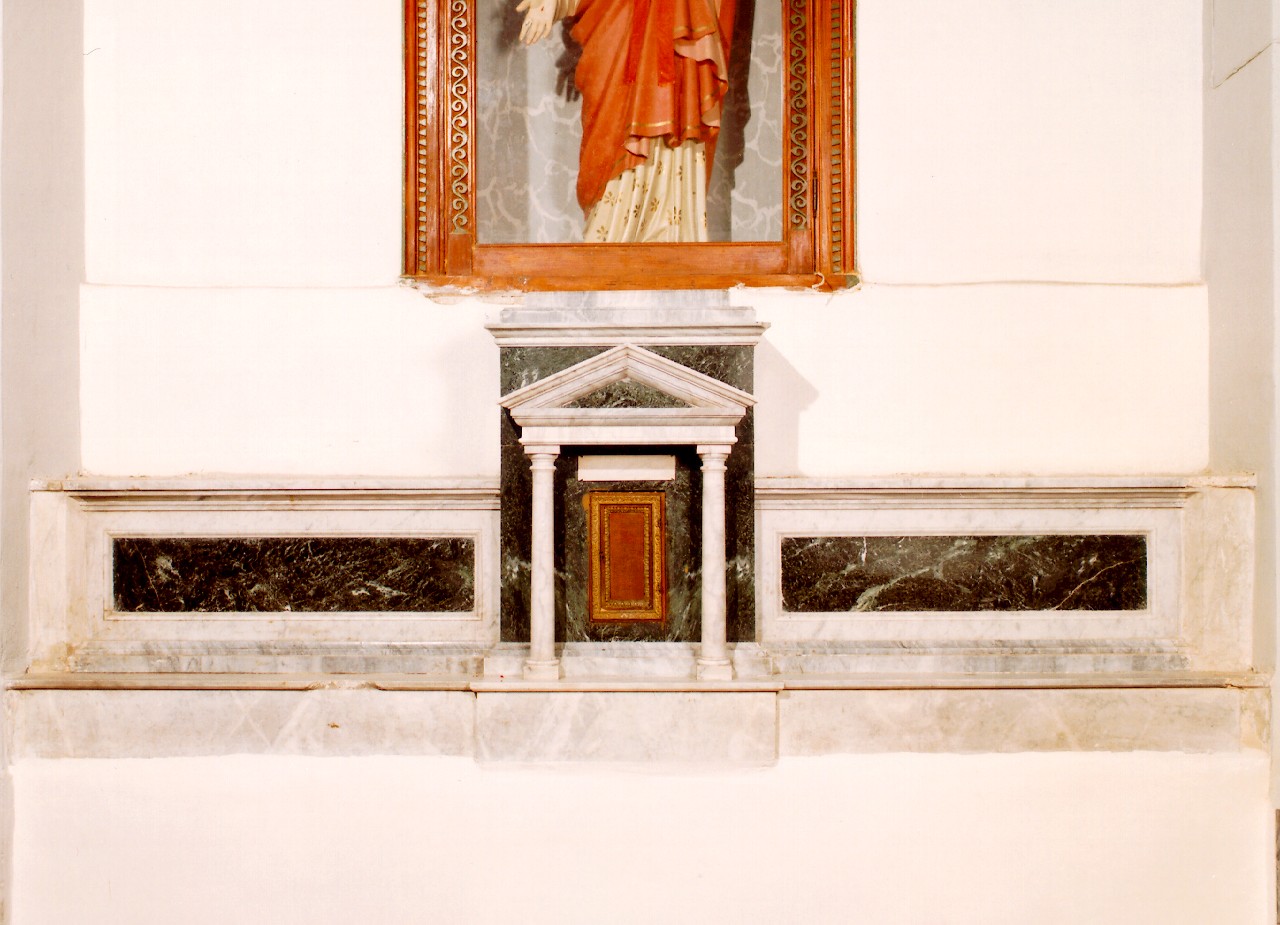 gradino d'altare - ambito siciliano (primo quarto sec. XX)