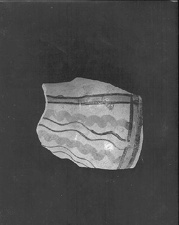 boccale, frammento - bottega italiana (sec. XIV)