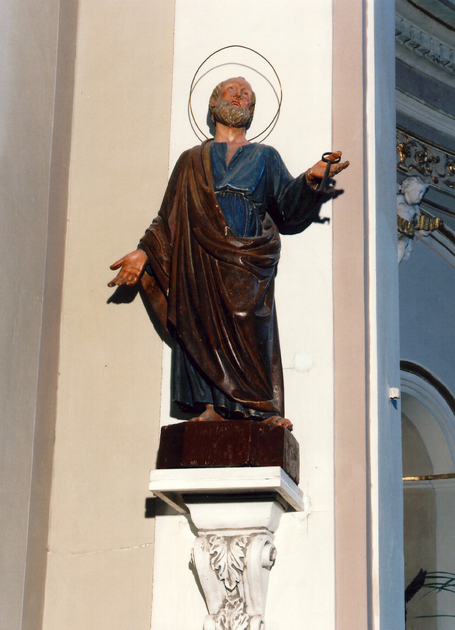 San Pietro apostolo (statua) - ambito siciliano (Seconda metà sec. XIX)