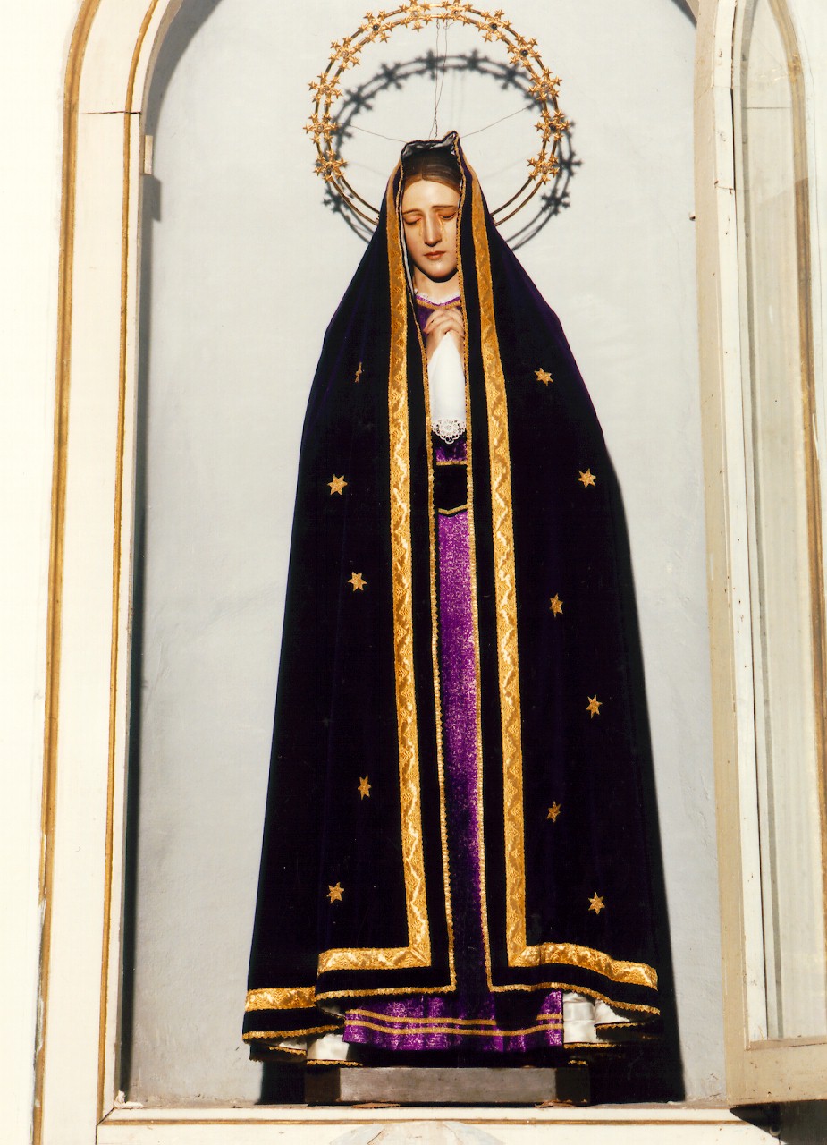 Madonna Addolorata (statua) - ambito siciliano (primo quarto sec. XX)