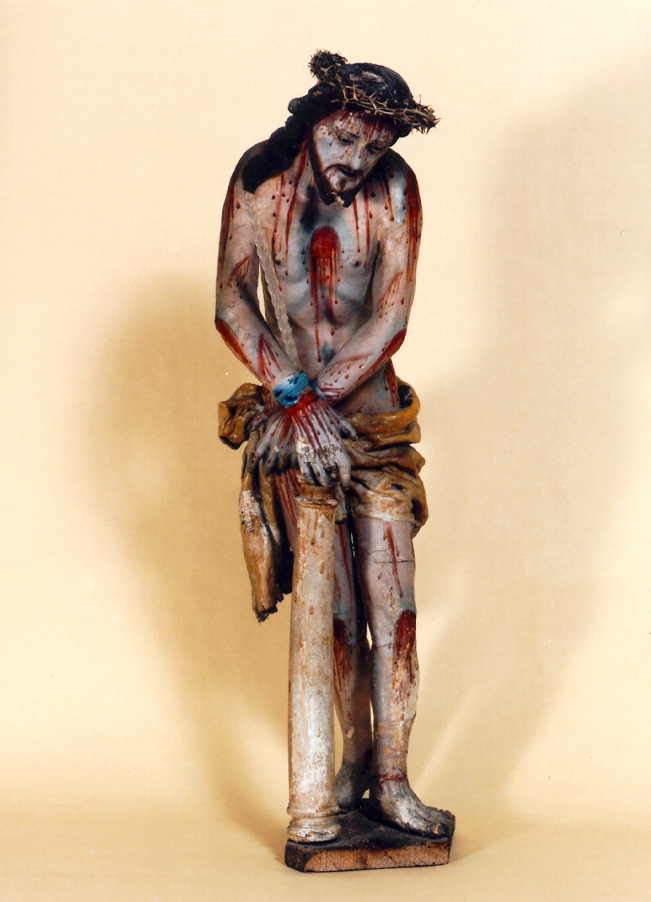 Cristo alla colonna (statua) - ambito siciliano (Seconda metà sec. XIX)
