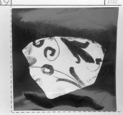 boccale, frammento - bottega italiana (sec. XVI)