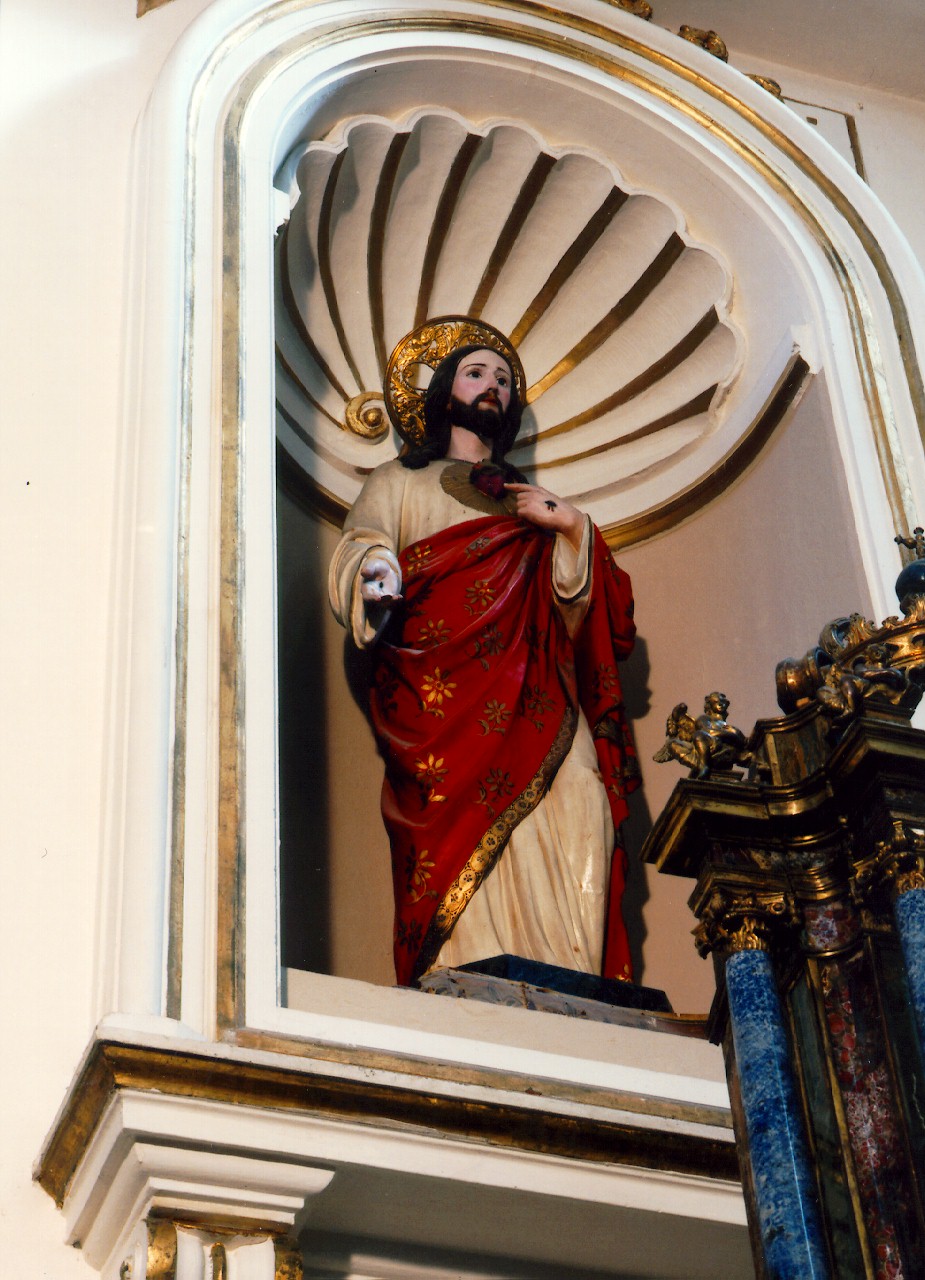 sacro cuore di Gesu' (statua) - ambito siciliano (primo quarto sec. XX)