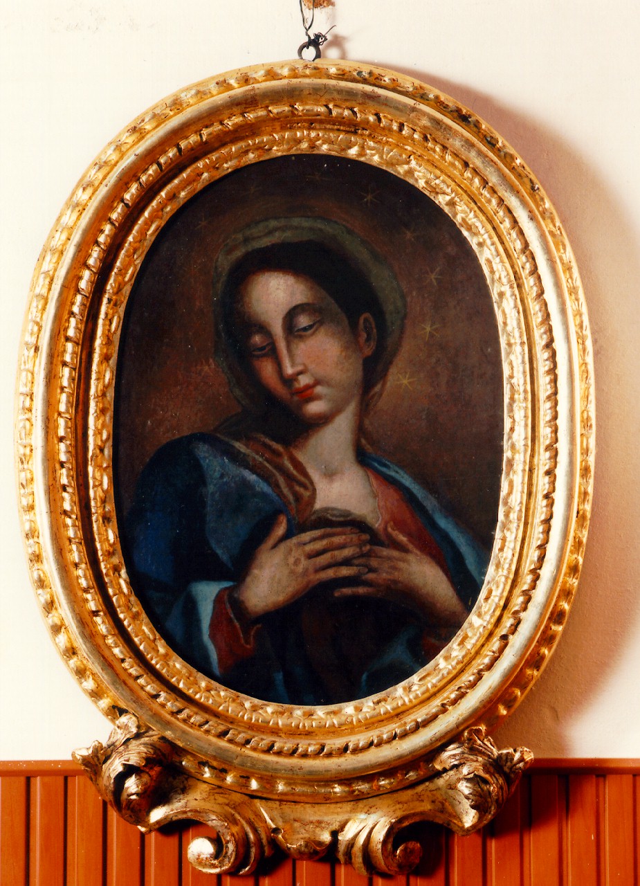 sacro cuore di Maria (dipinto) - ambito siciliano (Prima metà sec. XIX)