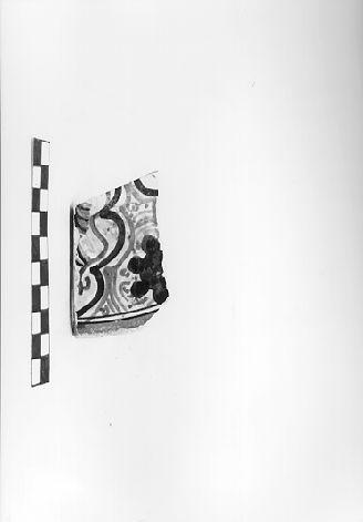 piatto, frammento - bottega italiana (secc. XV/ XVI)