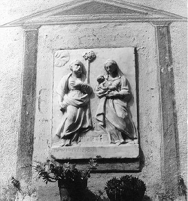 SACRA FAMIGLIA (rilievo) - bottega italiana (sec. XIX)