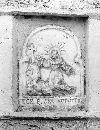 San Francesco d'Assisi (rilievo) - bottega italiana (sec. XVIII)