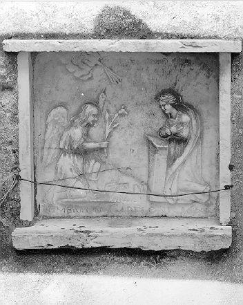 ANNUNCIAZIONE (rilievo) - bottega italiana (sec. XVII)