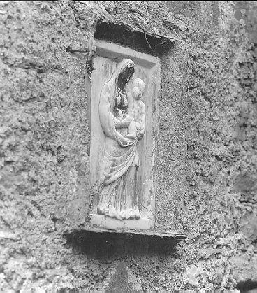 MADONNA CON BAMBINO (rilievo) - bottega italiana (sec. XVIII)