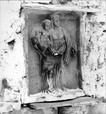 MADONNA CON BAMBINO (rilievo) - bottega italiana (sec. XVIII)