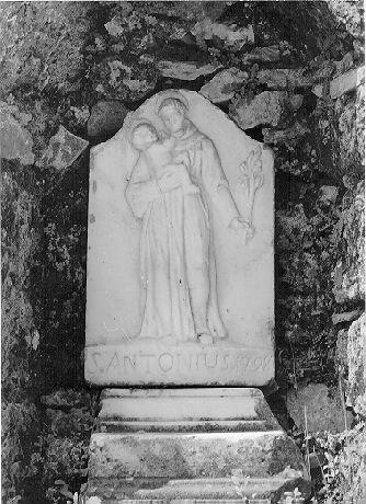 SANT'ANTONIO DA PADOVA CON IL BAMBINO (rilievo) - bottega italiana (sec. XVIII)