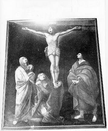 CROCIFISSIONE DI CRISTO (dipinto) - ambito toscano (sec. XVII)