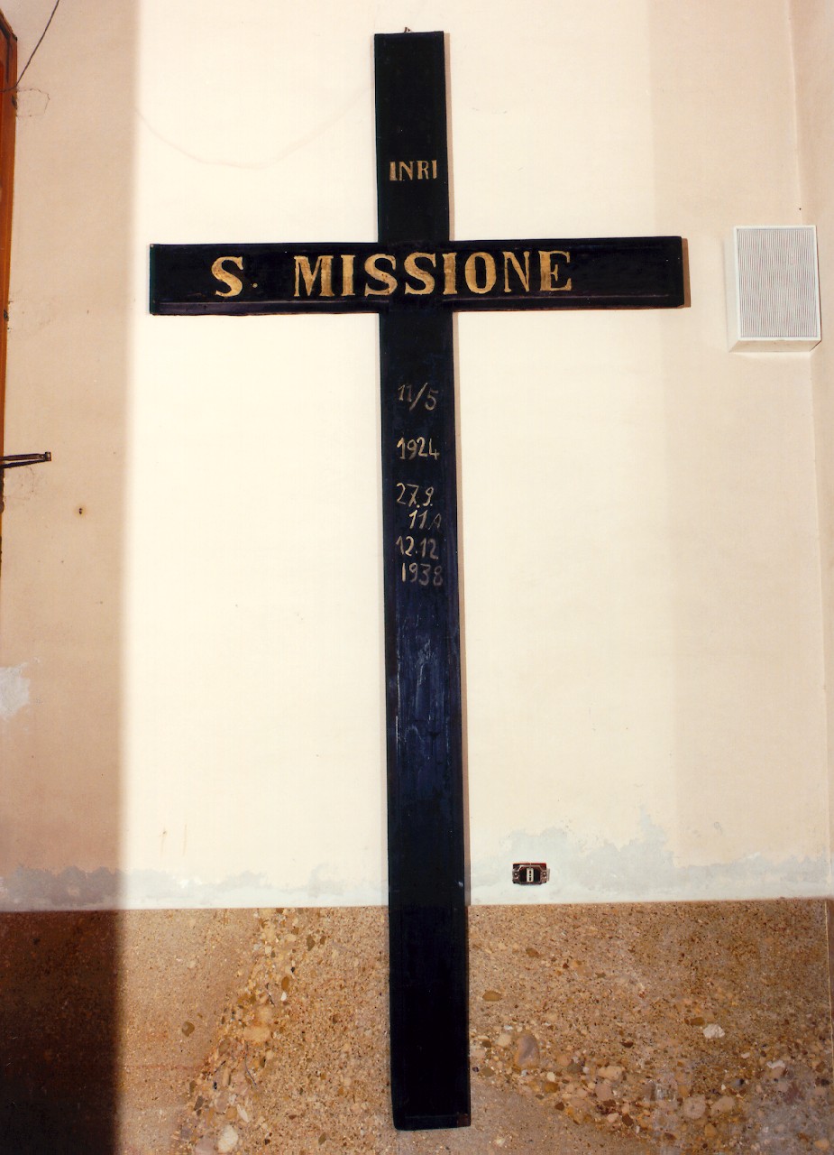croce astile - produzione siciliana (sec. XX)