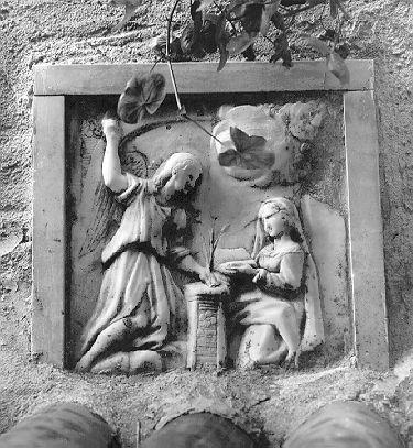 ANNUNCIAZIONE (rilievo) - bottega italiana (sec. XVIII)