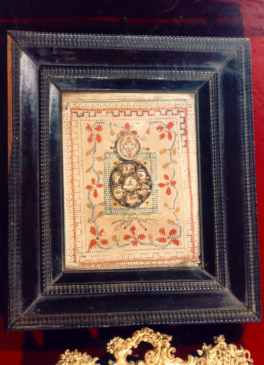 reliquiario - a tabella - produzione siciliana (sec. XIX)