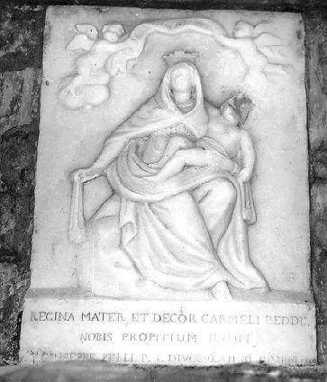 Madonna del Carmelo (rilievo) - ambito apuoversiliese (sec. XIX)