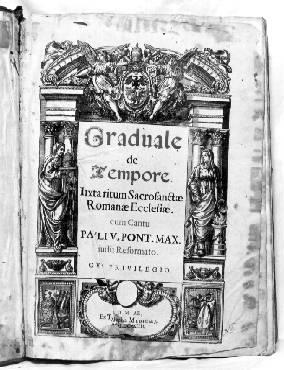 graduale, serie - produzione romana (sec. XVII)