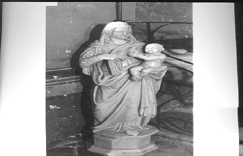 MADONNA CON BAMBINO (statua) - bottega italiana (sec. XV)