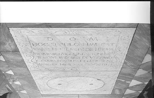 lapide tombale - bottega italiana (sec. XVIII)